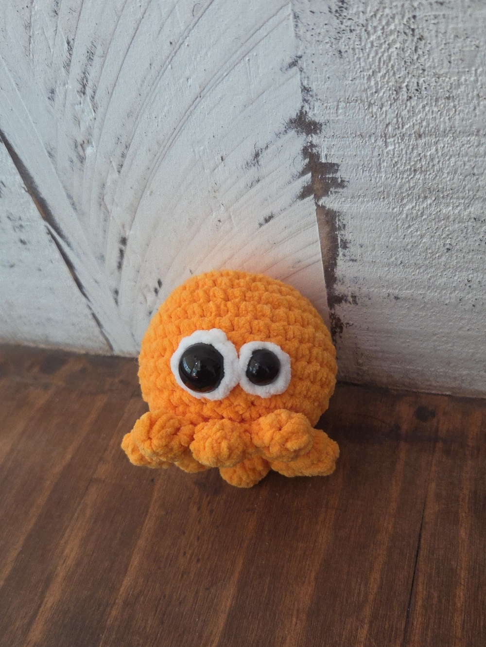 Small Amigurumi Octopus - Orange, Crochet